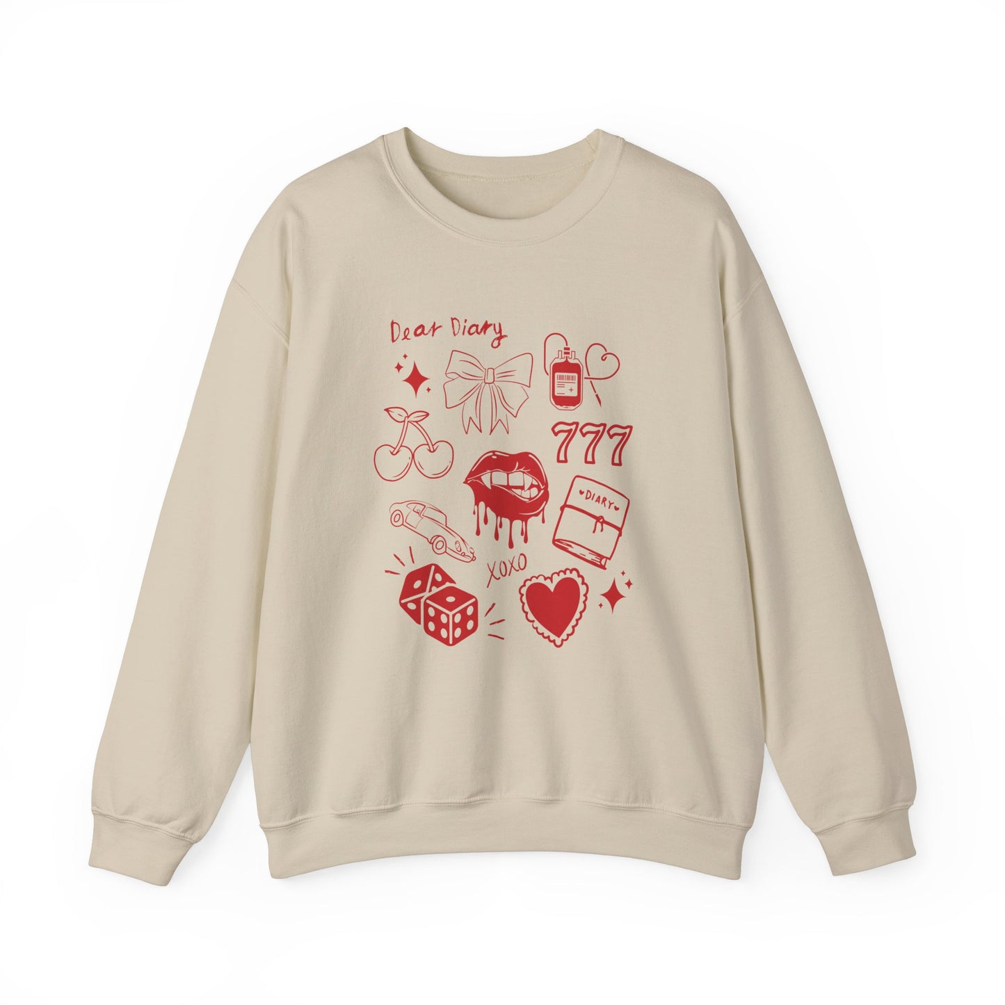 Dear Diary Doodles Crewneck