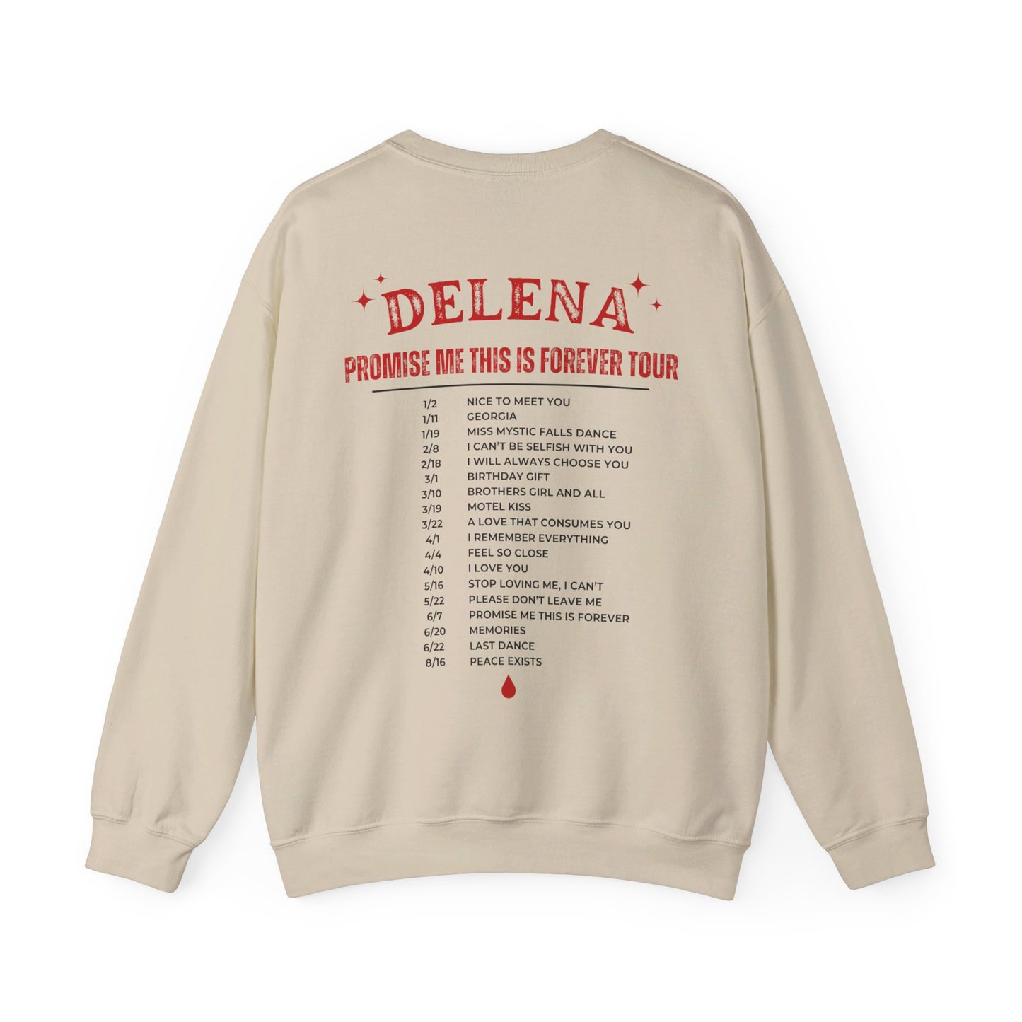 Delena Vintage Tour Crewneck