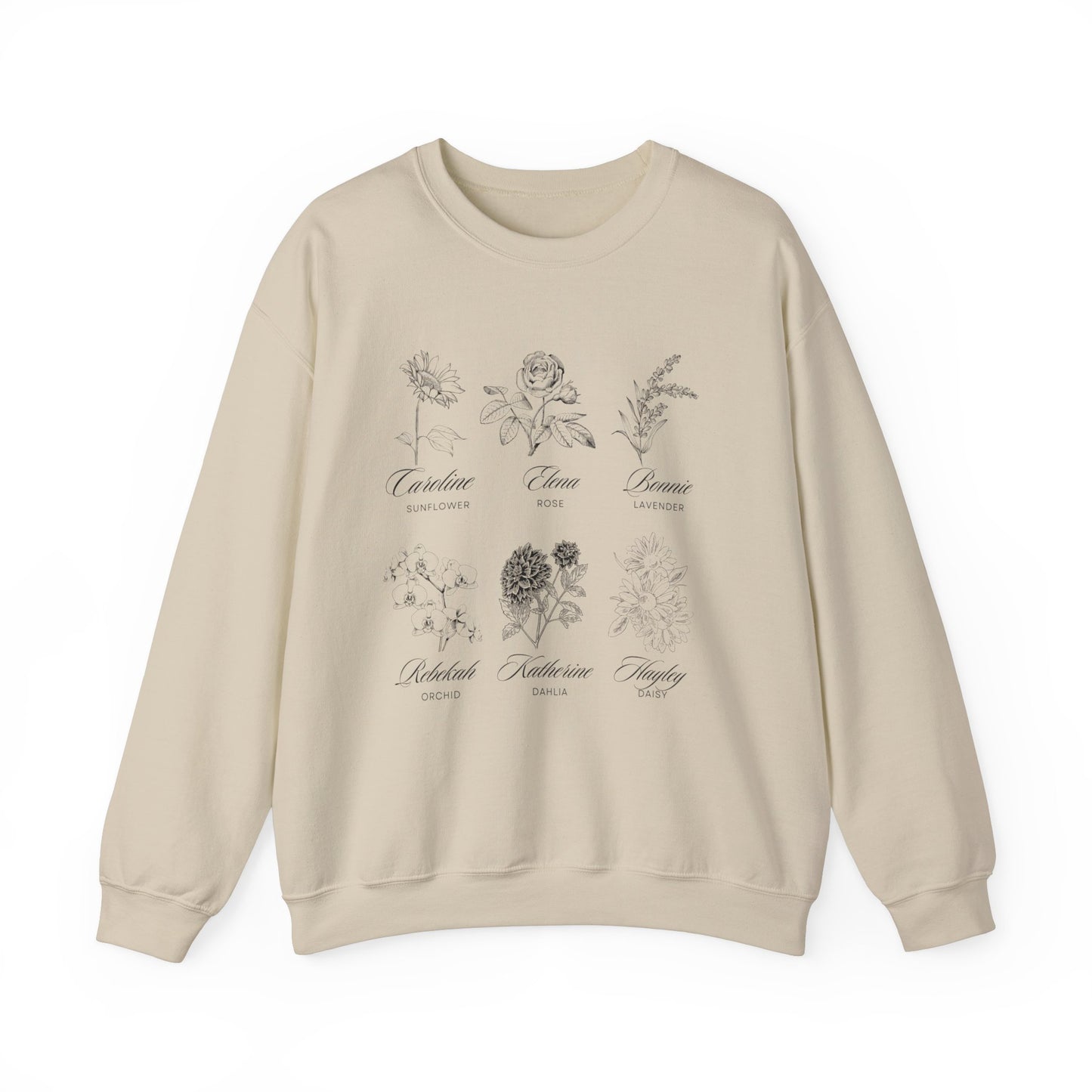 TVD Flowers Crewneck