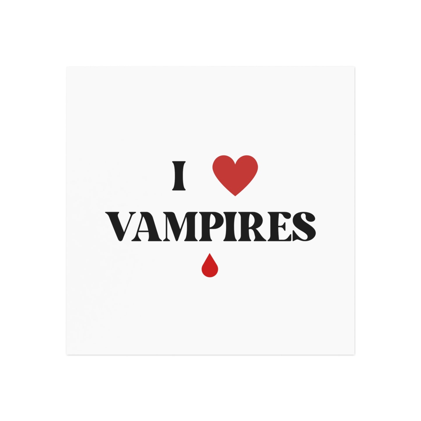 I Heart Vampires Magnet