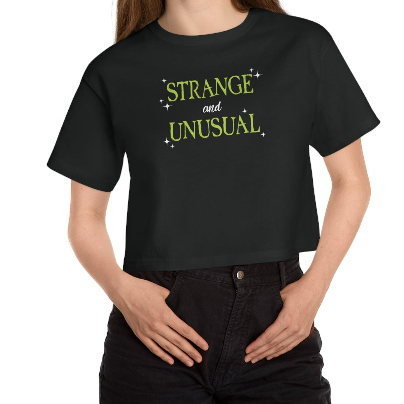 Strange and Unusual Cropped T-Shirt