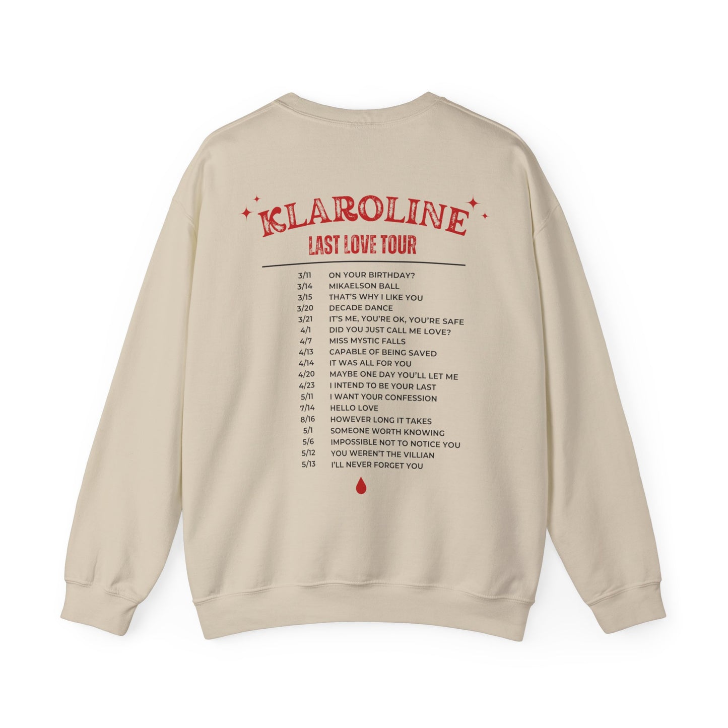 Klaroline Vintage Tour Crewneck