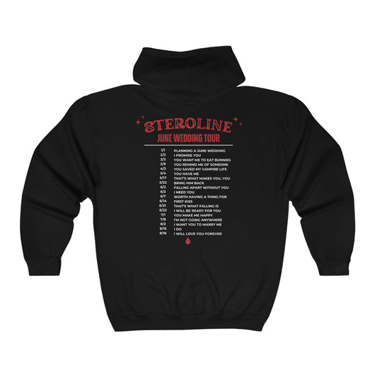 Steroline Vintage Tour Full Zip Hooded Sweatshirt