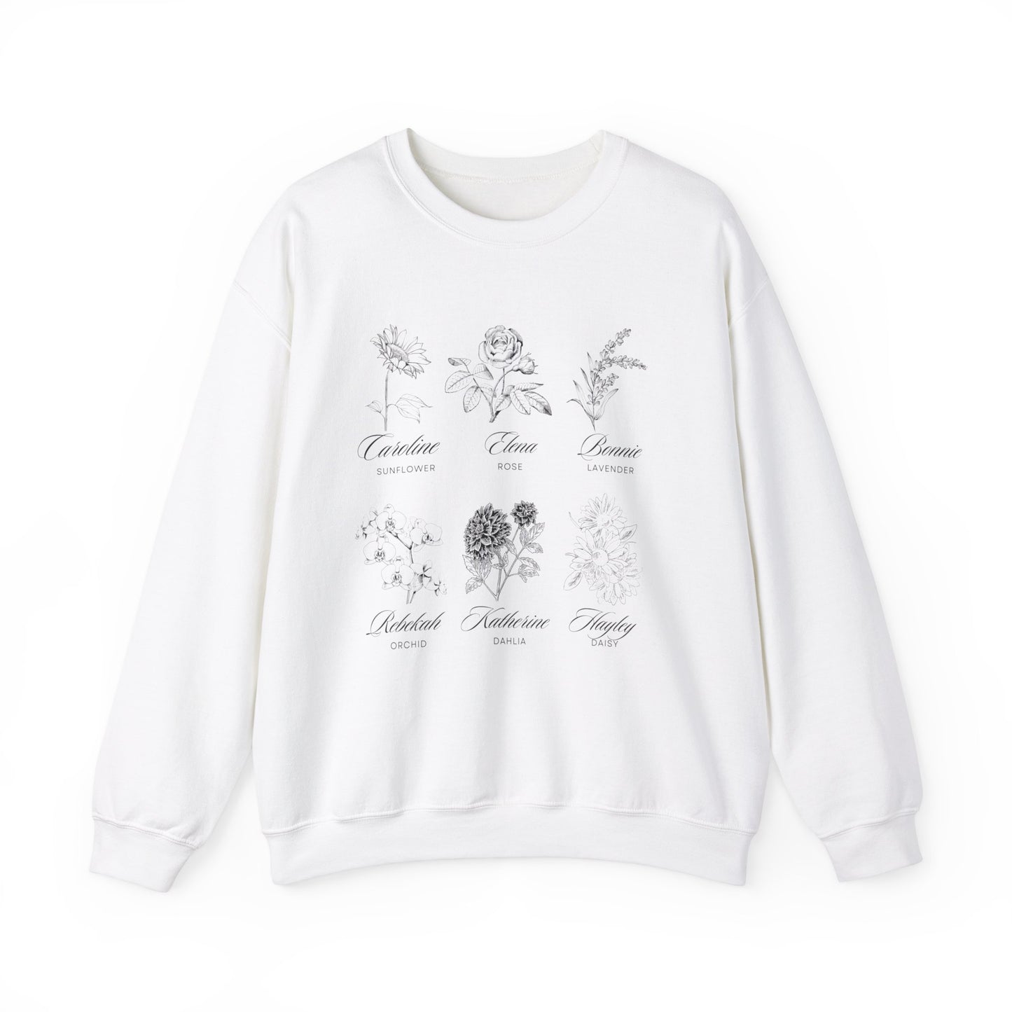 TVD Flowers Crewneck