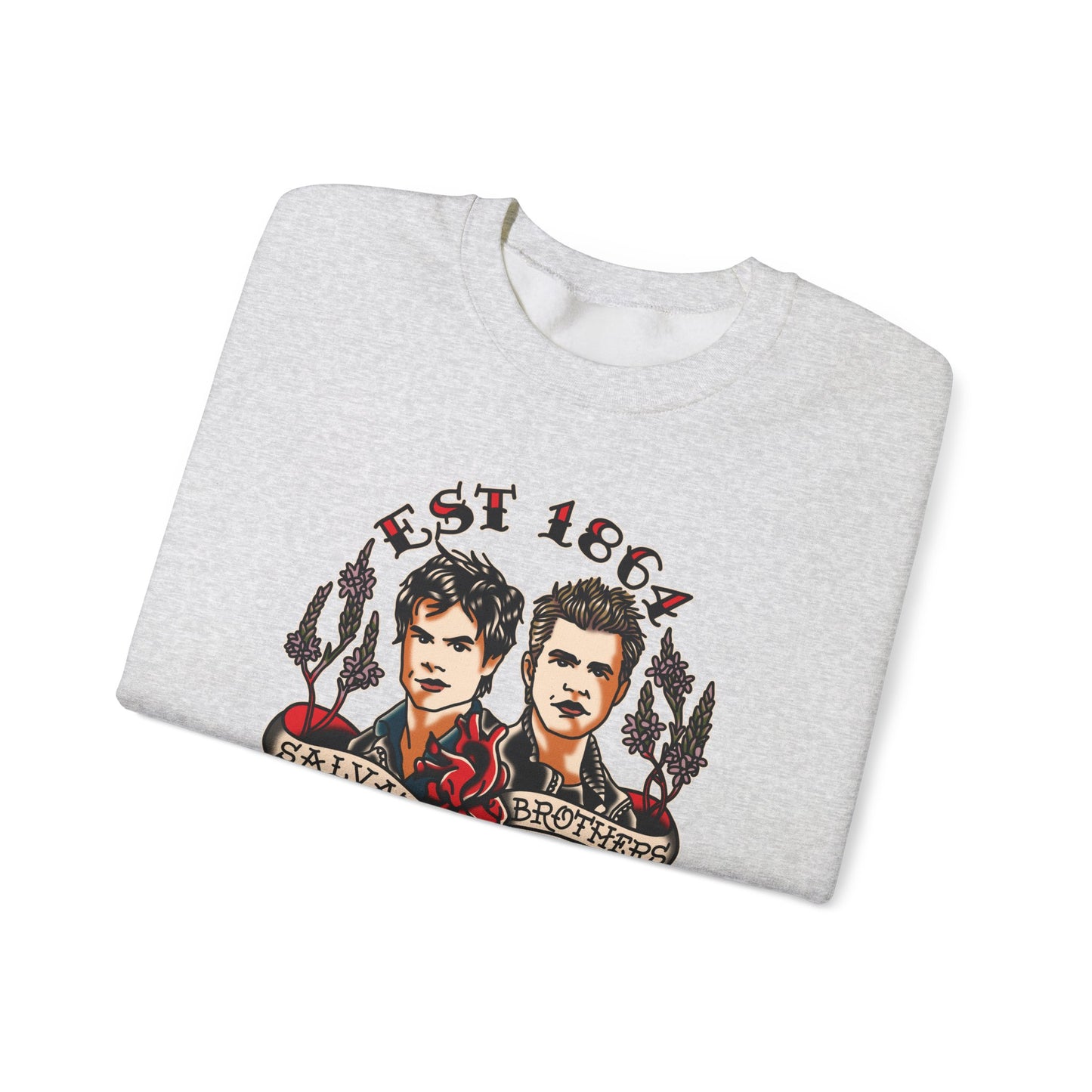 Salvatore Brothers Tattoo Crewneck