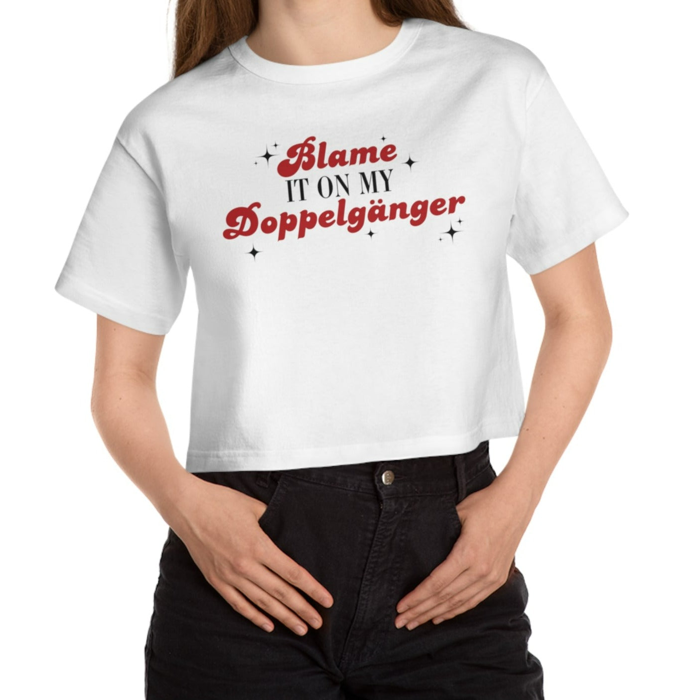 Doppelganger Cropped T-Shirt