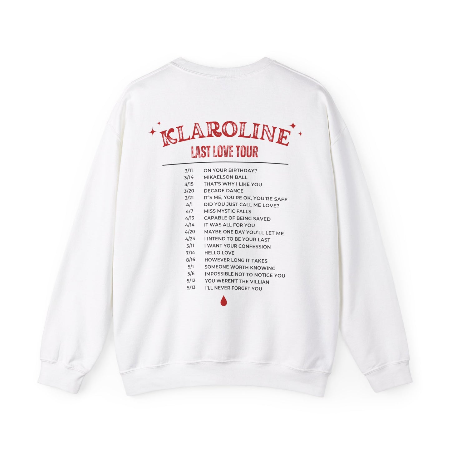 Klaroline Vintage Tour Crewneck