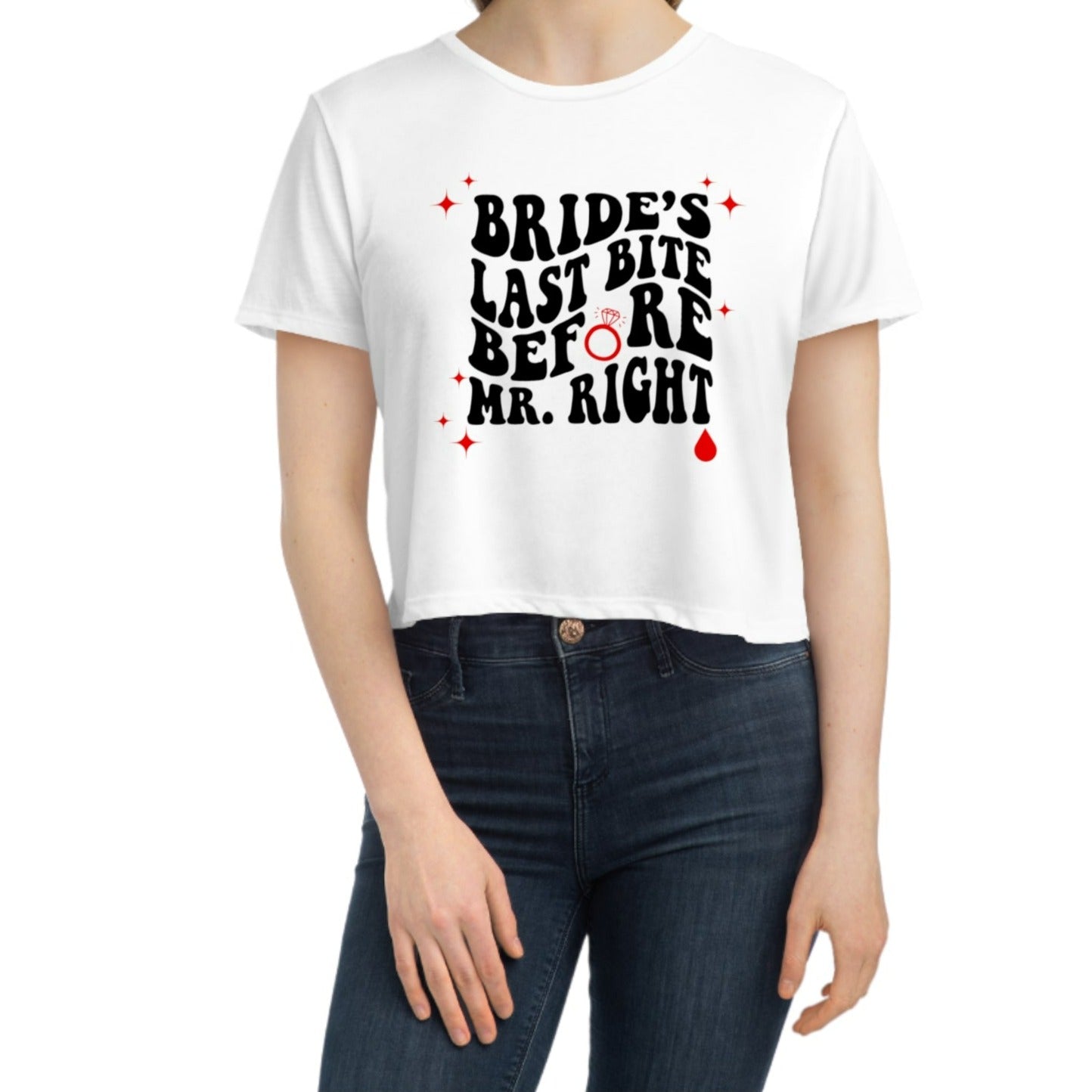 Bride's Bachelorette Crop Tee