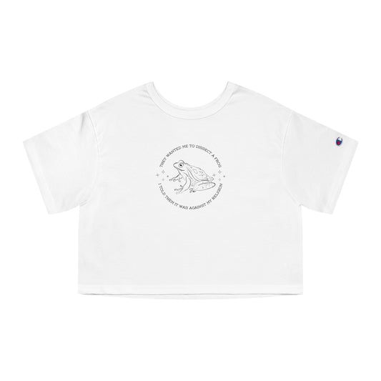 Frog Cropped T-Shirt