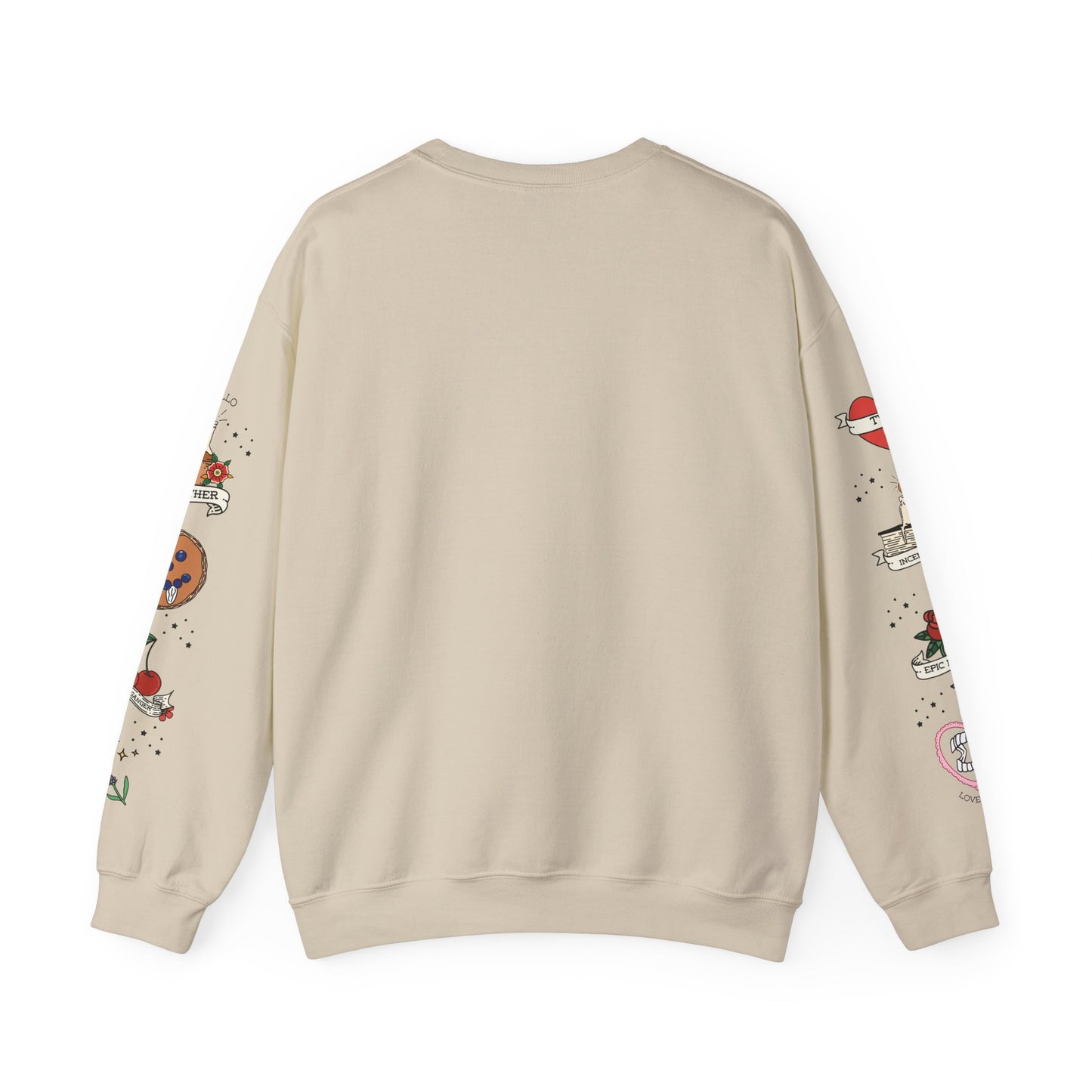 TVD Tattoos Crewneck Sweatshirt (DESIGN ON FRONT)