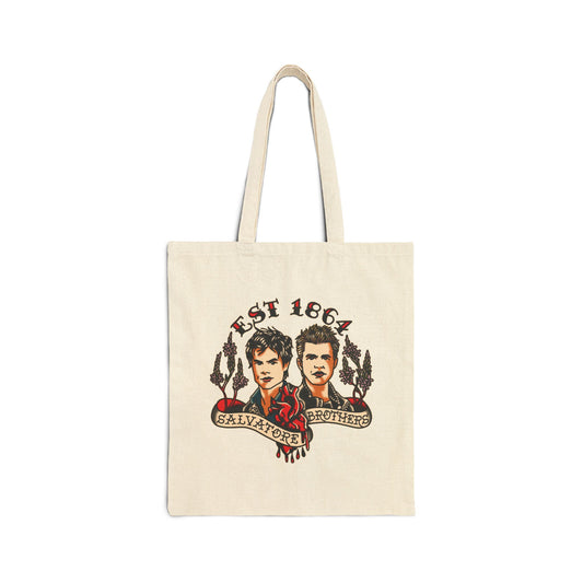 Salvatore Brothers Tattoo Tote Bag