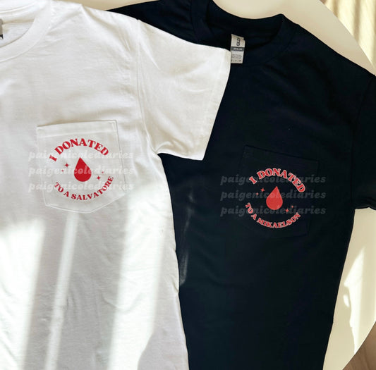 Mikaelson Blood Donor Pocket T-Shirt